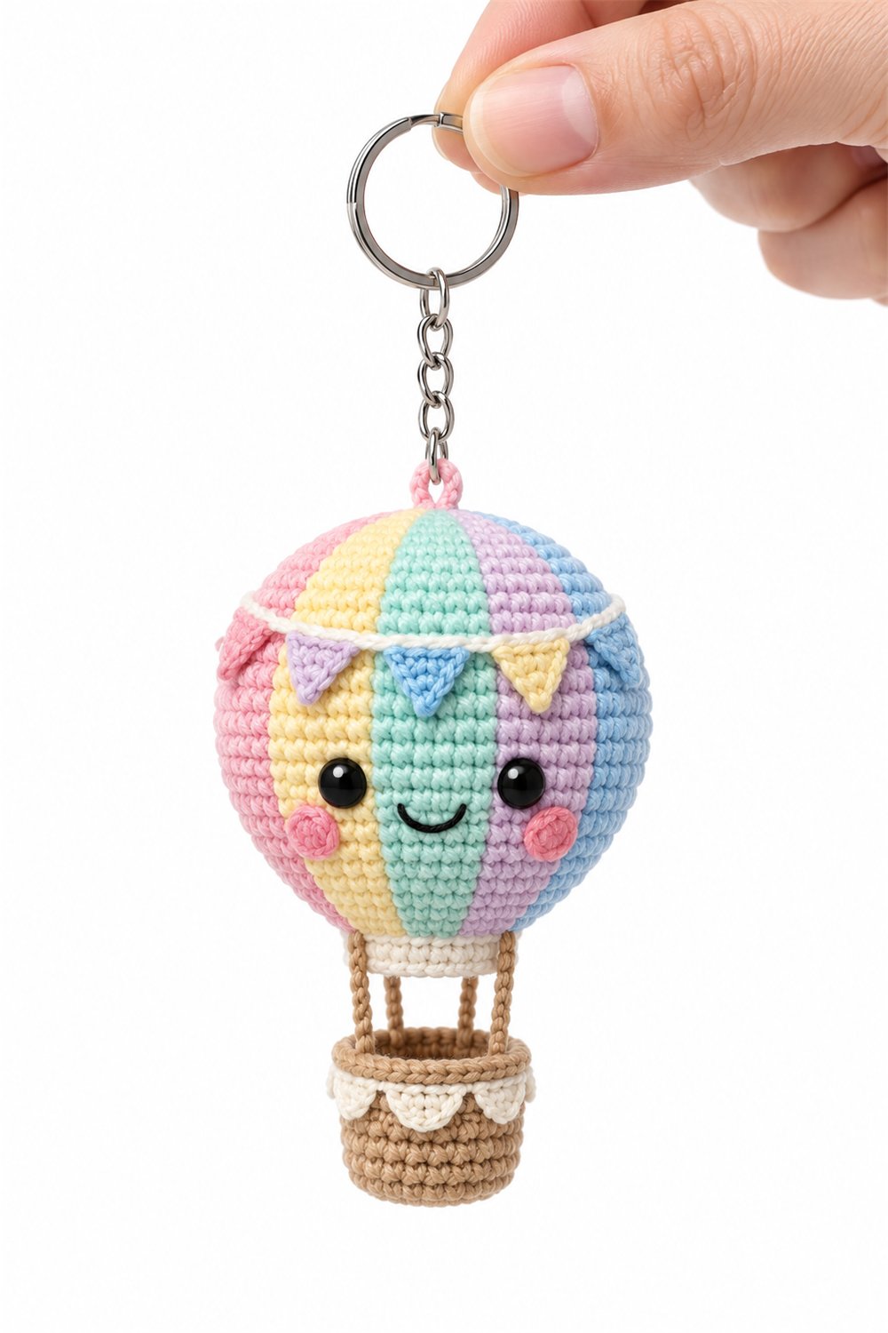 DIY Amigurumi 447 Chaveiro Balao Viagem - Crochet Tutorial
