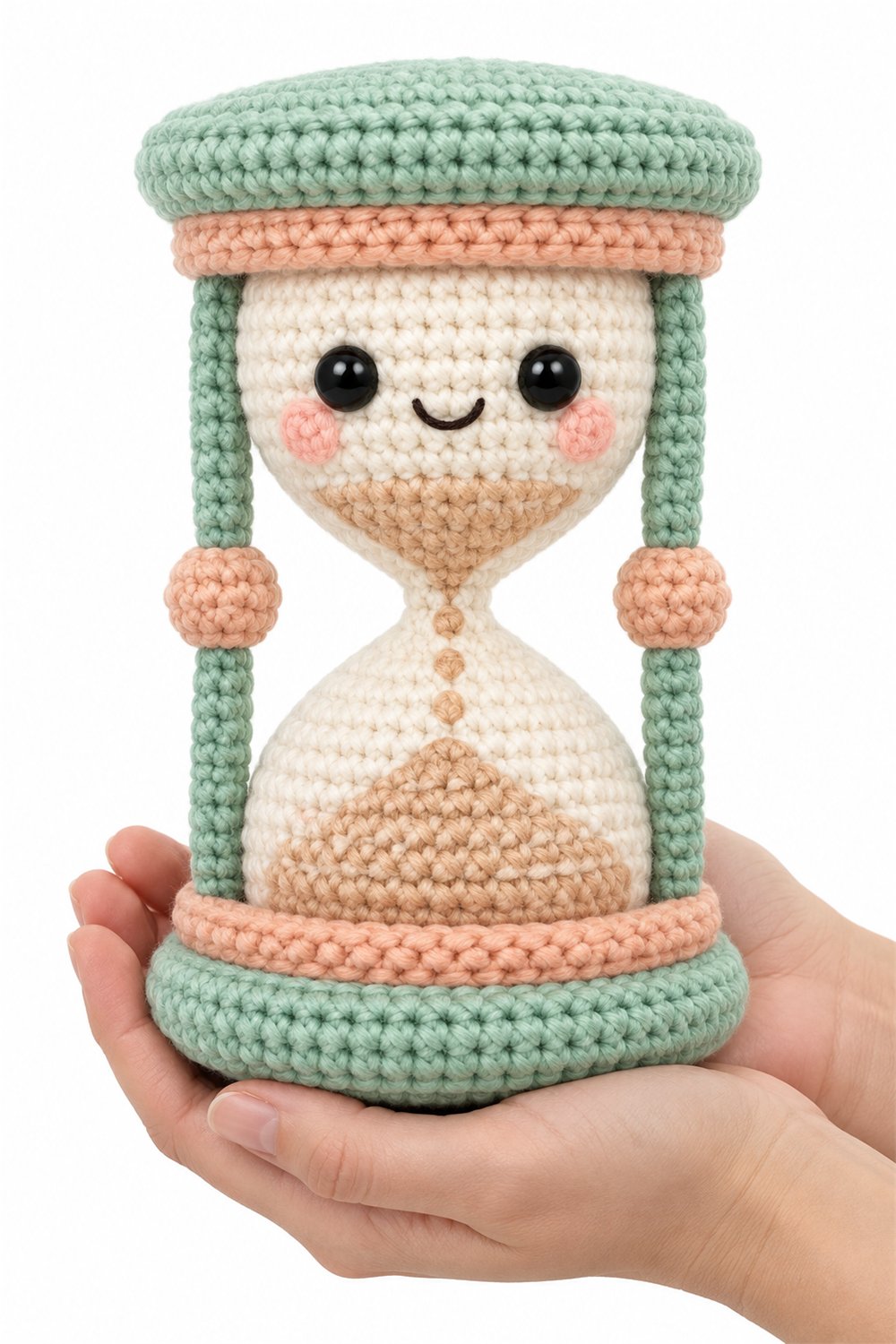 Amigurumi 450 Na Mao Ampulheta Fofa Crochet Guide