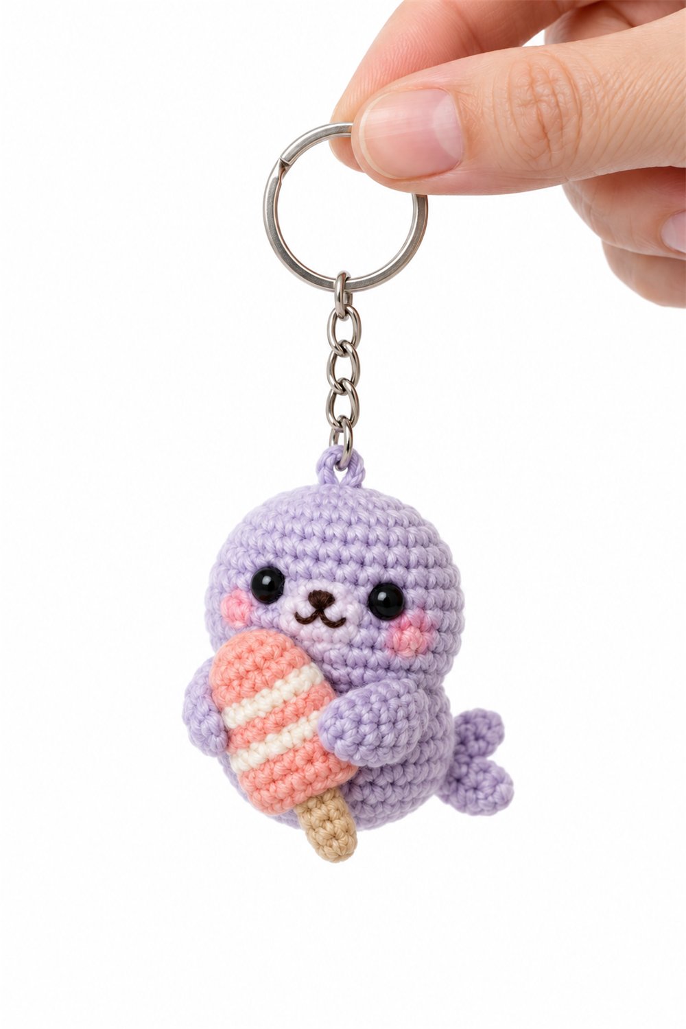Amigurumi 457 Chaveiro Foca Picol - Handmade Pattern