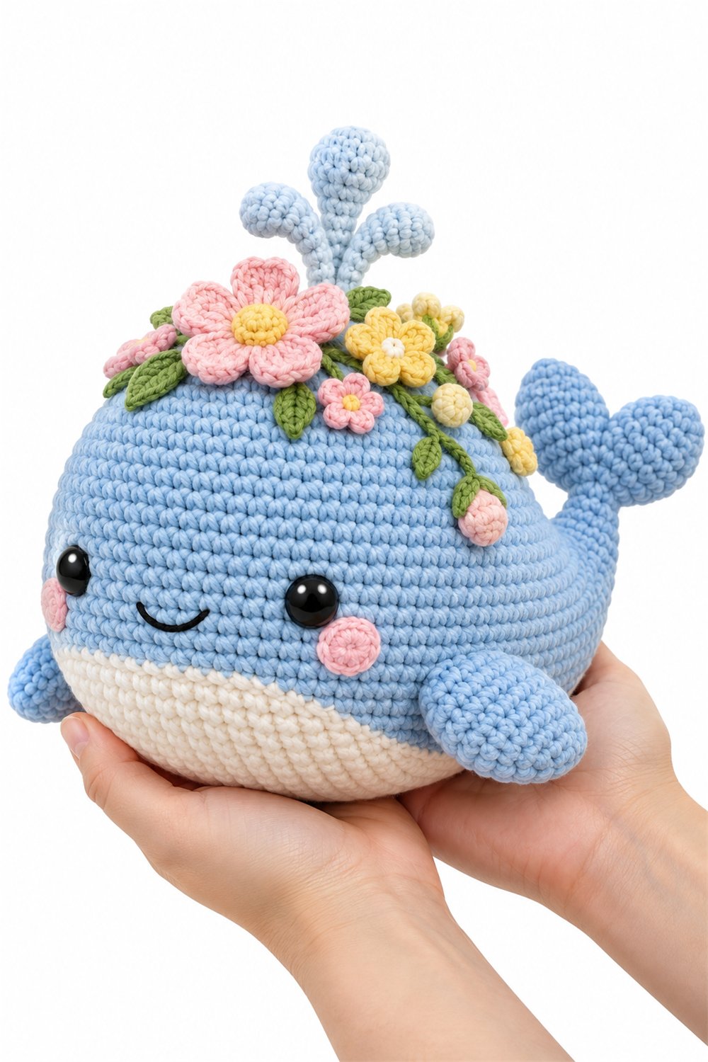 Crochet Amigurumi 458 Na Mao Baleia Jardim - Pattern