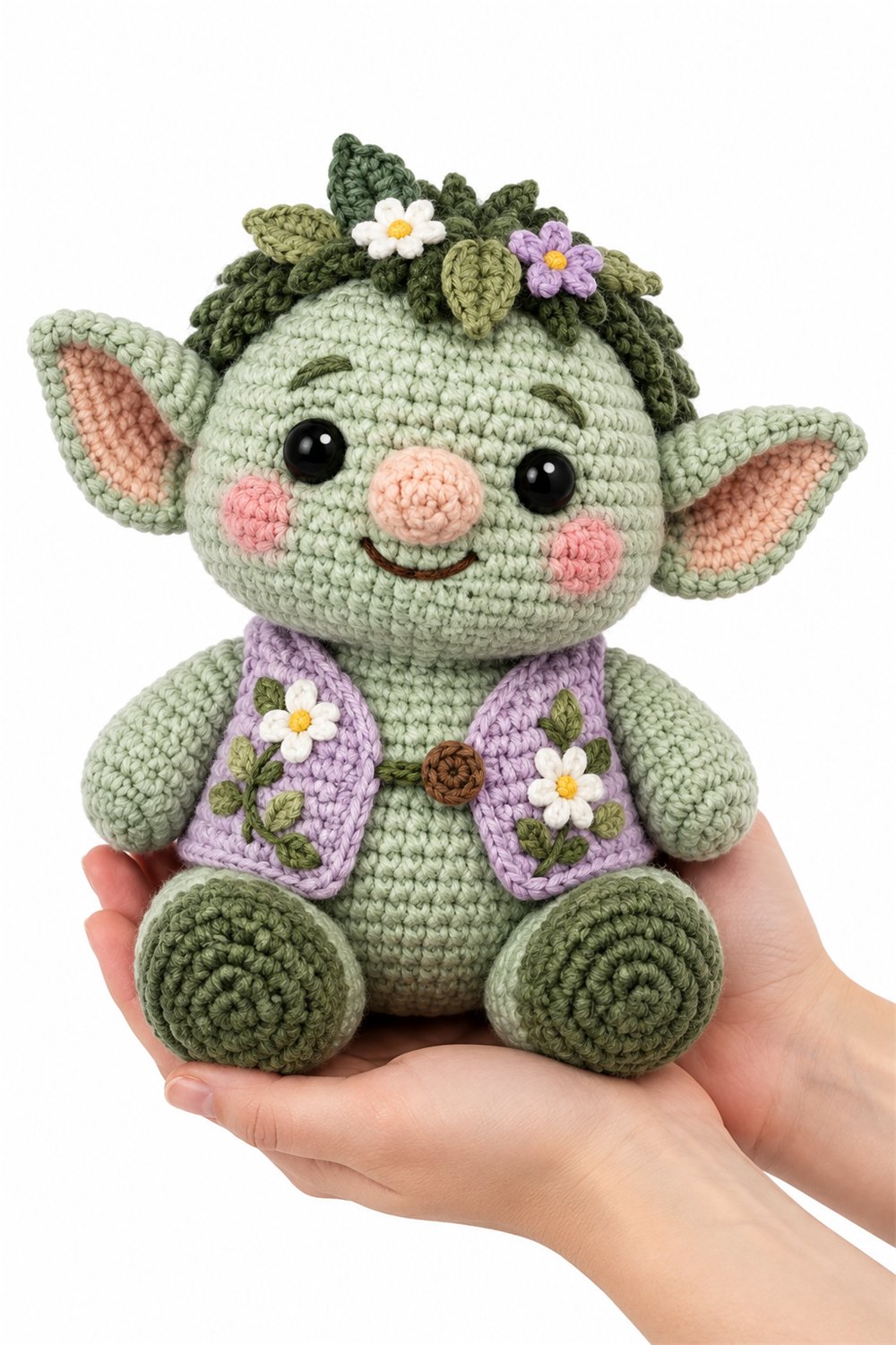 How to Crochet Amigurumi 472 Na Mao Troll Pastel