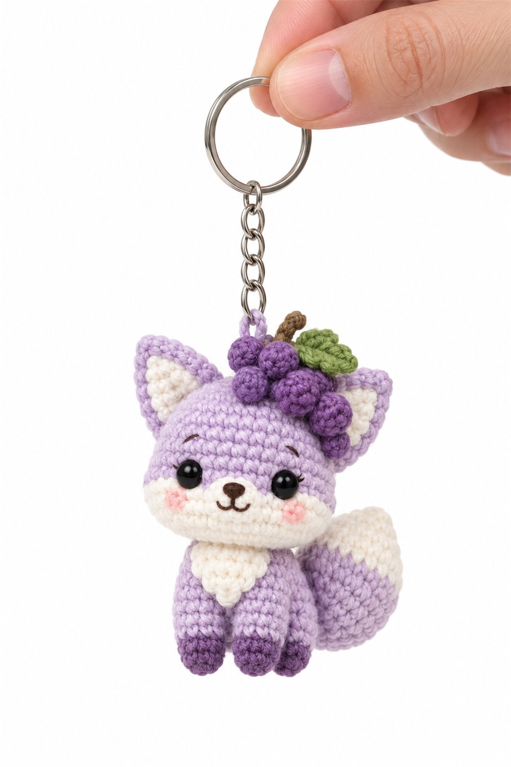 DIY Amigurumi 501 Chaveiro Raposa Uva - Crochet Tutorial