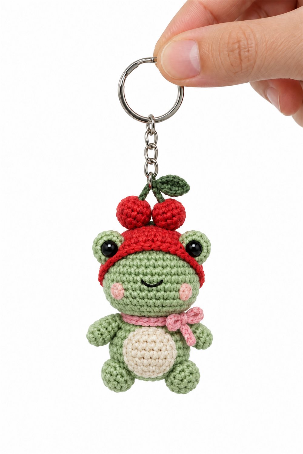 Amigurumi 505 Chaveiro Sapo Cereja V2 Crochet Guide