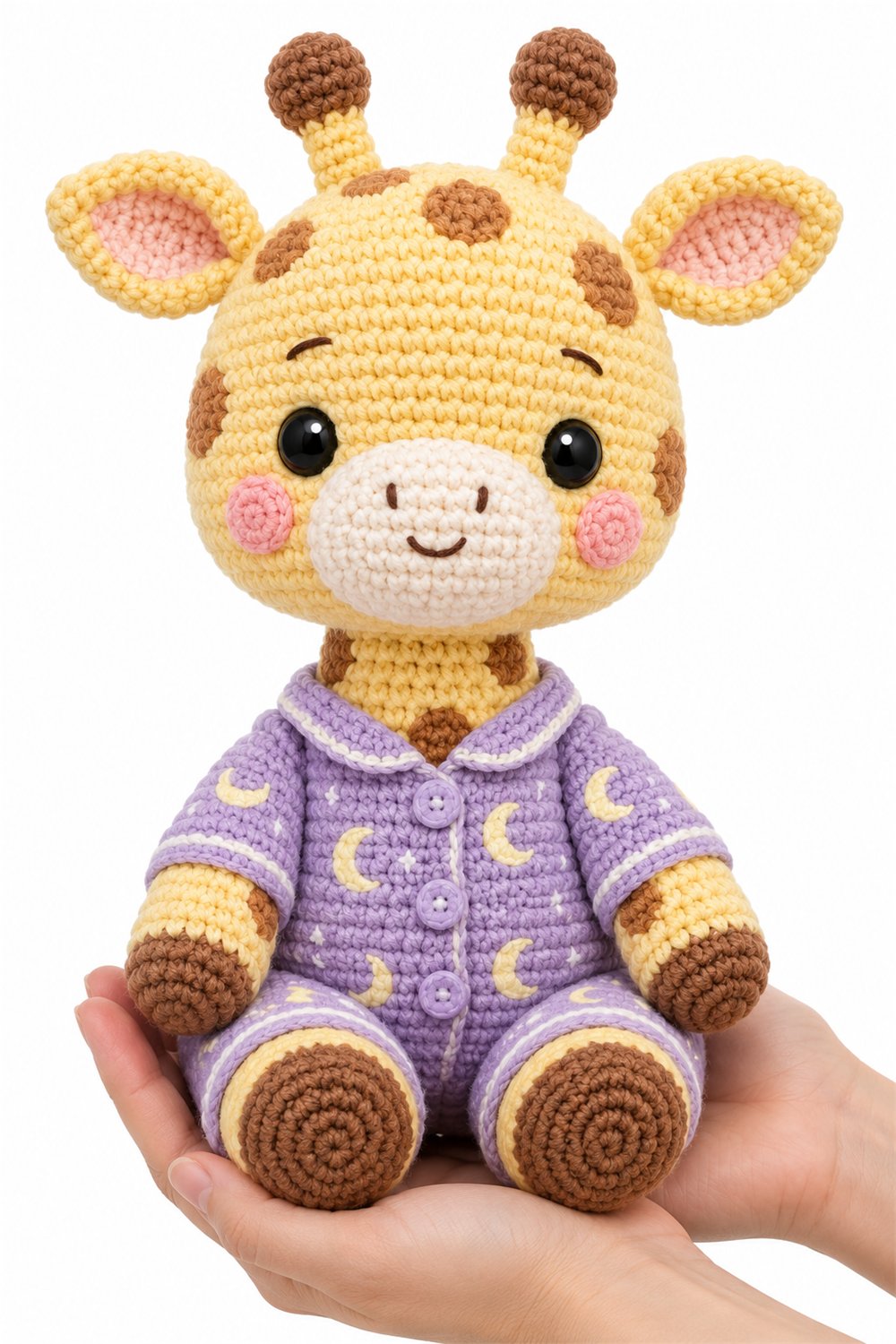 Amigurumi 506 Na Mao Girafa Pijama - PDF Pattern