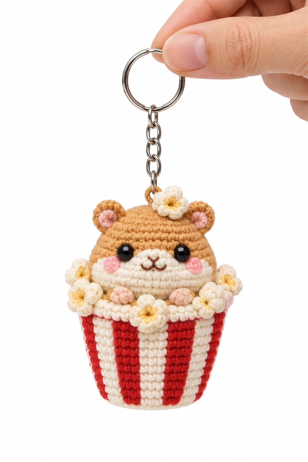 Amigurumi 507 Chaveiro Hamster Pipoca - Crochet Pattern