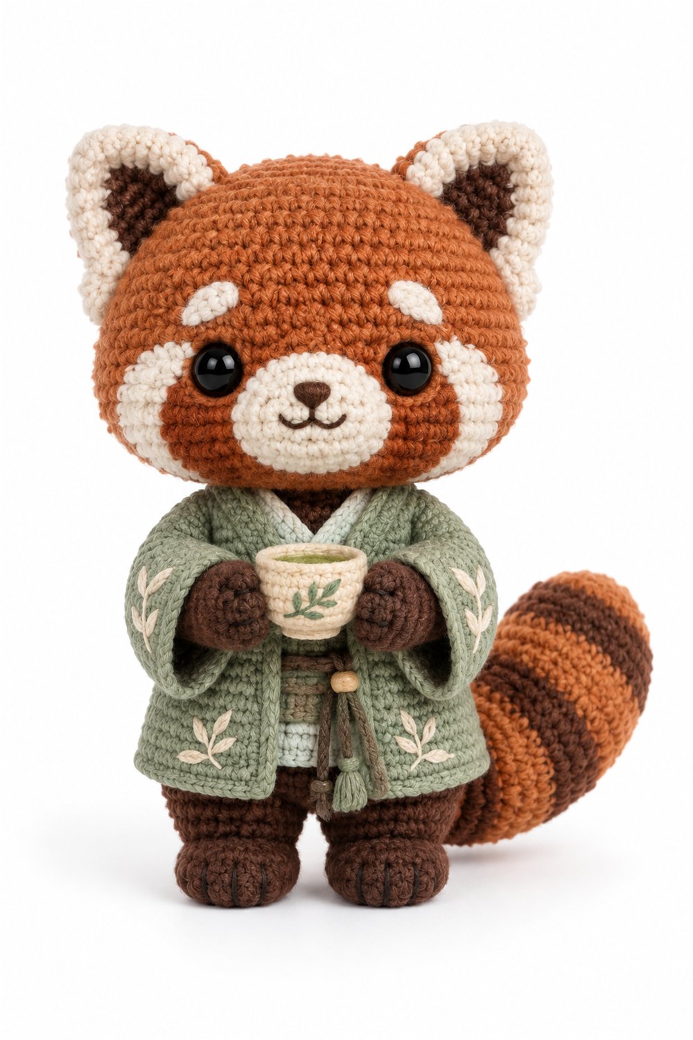 DIY Amigurumi 51 Panda Vermelho Cha - Crochet Tutorial