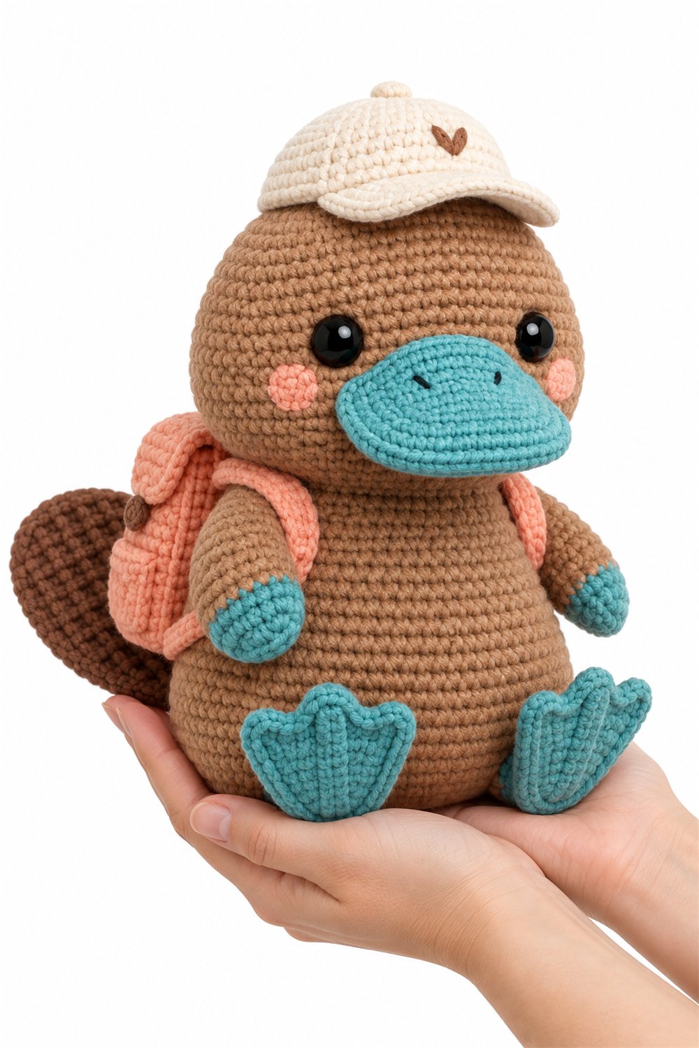 Crochet Amigurumi 512 Na Mao Ornitorrinco Mochila - Pattern