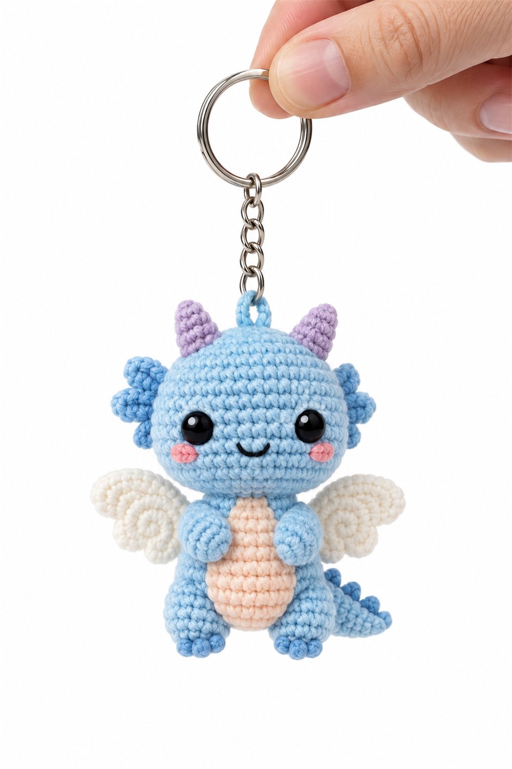 Amigurumi 523 Chaveiro Dragao Nuvem Crochet Guide