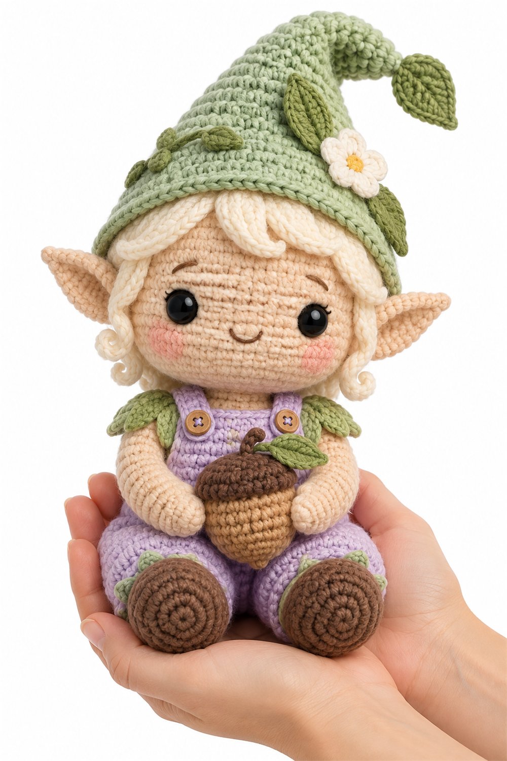 Amigurumi 528 Na Mao Elfo Jardim - Step by Step