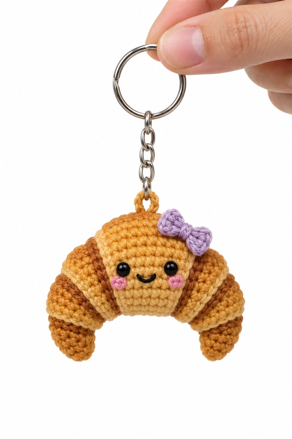 Amigurumi 533 Chaveiro Croissant Laco - PDF Pattern