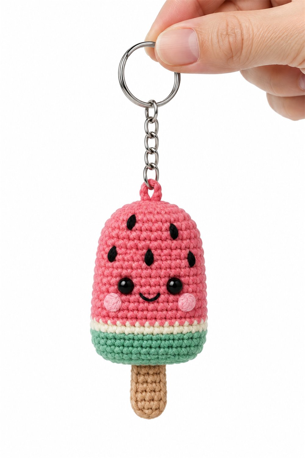 Amigurumi 537 Chaveiro Picol Melancia - Step by Step