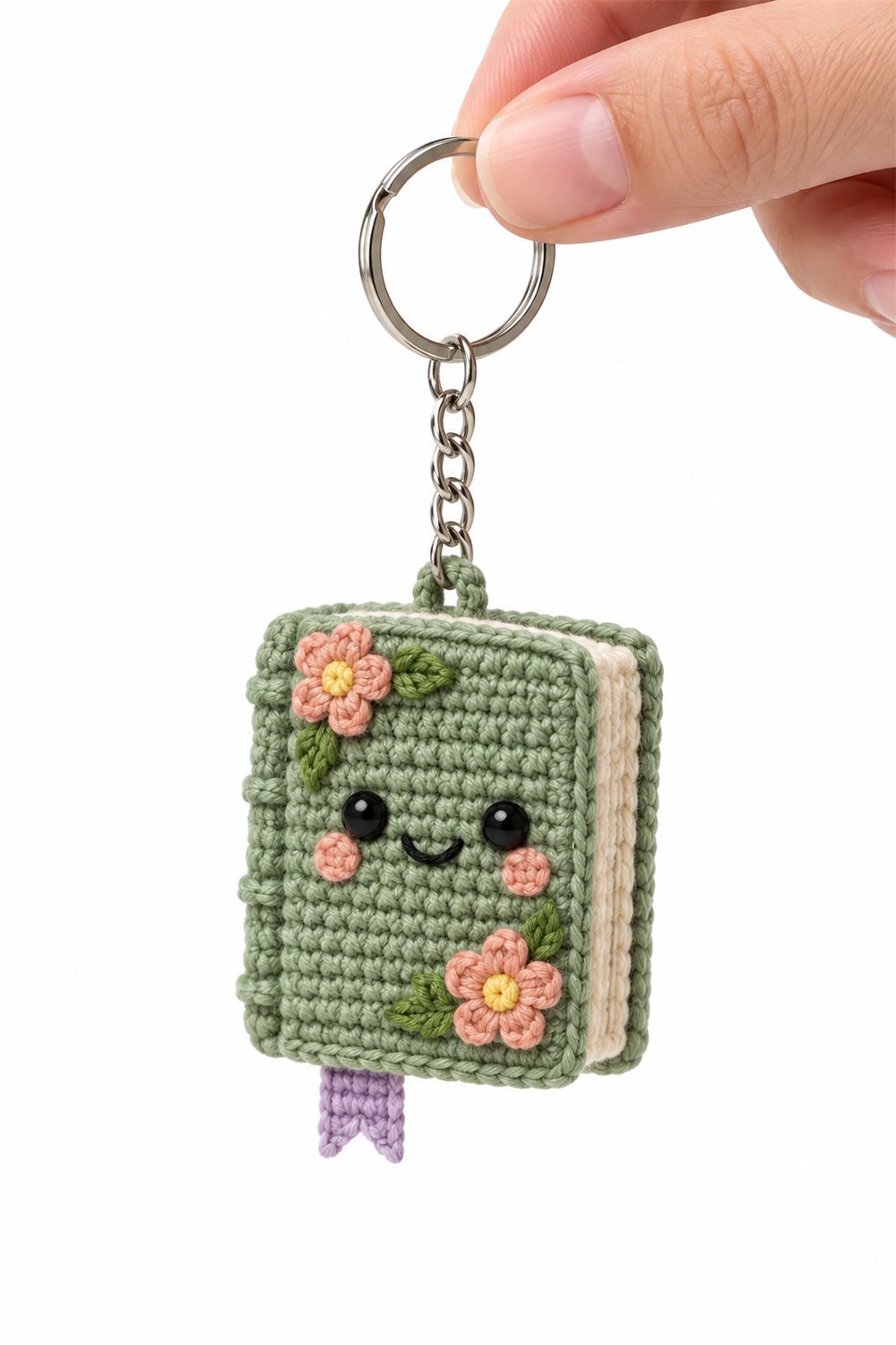 Amigurumi 541 Chaveiro Livro Jardim Crochet Guide