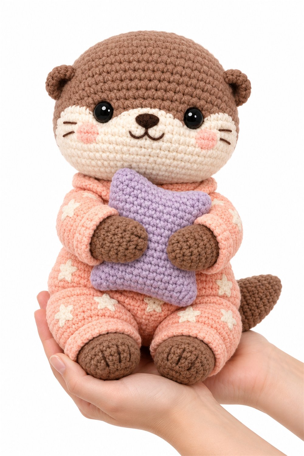 Crochet Amigurumi 558 Na Mao Lontra Pijama - Pattern