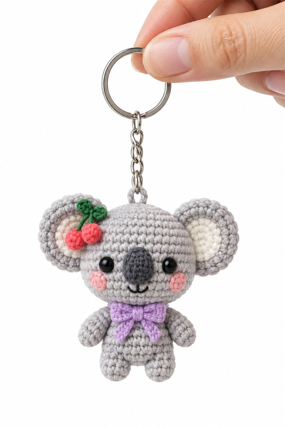Amigurumi 559 Chaveiro Coala Cereja - Easy Crochet