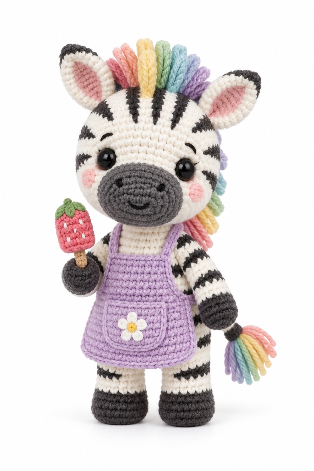 Amigurumi 56 Zebra Sorvete - PDF Pattern