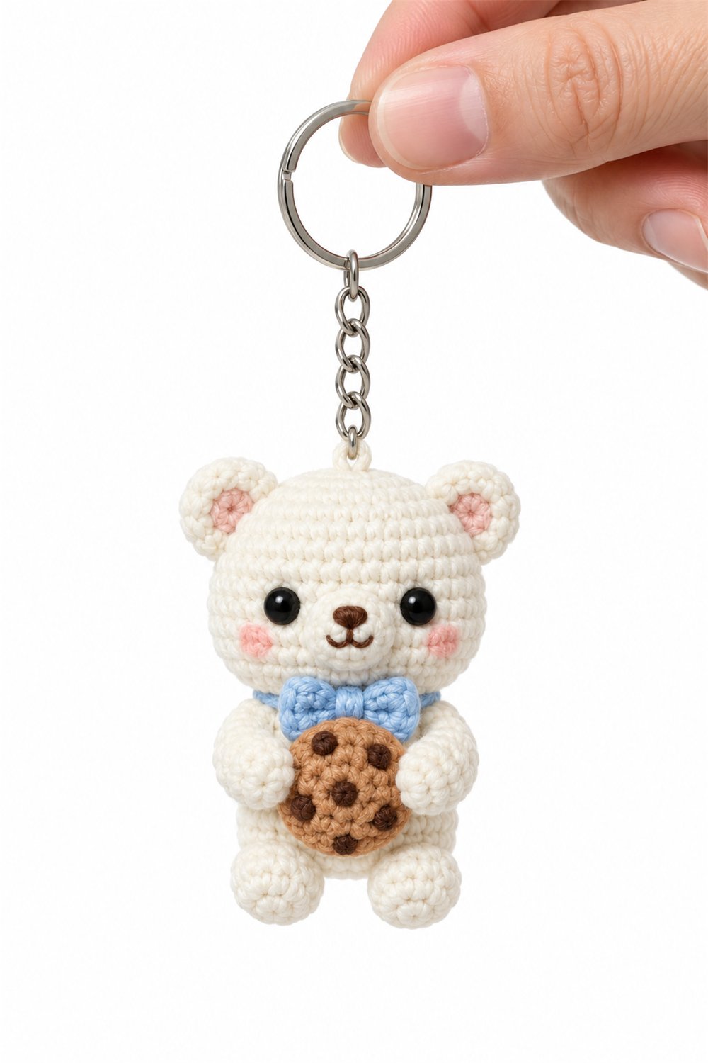 DIY Amigurumi 565 Chaveiro Urso Polar Cookie - Crochet Tutorial