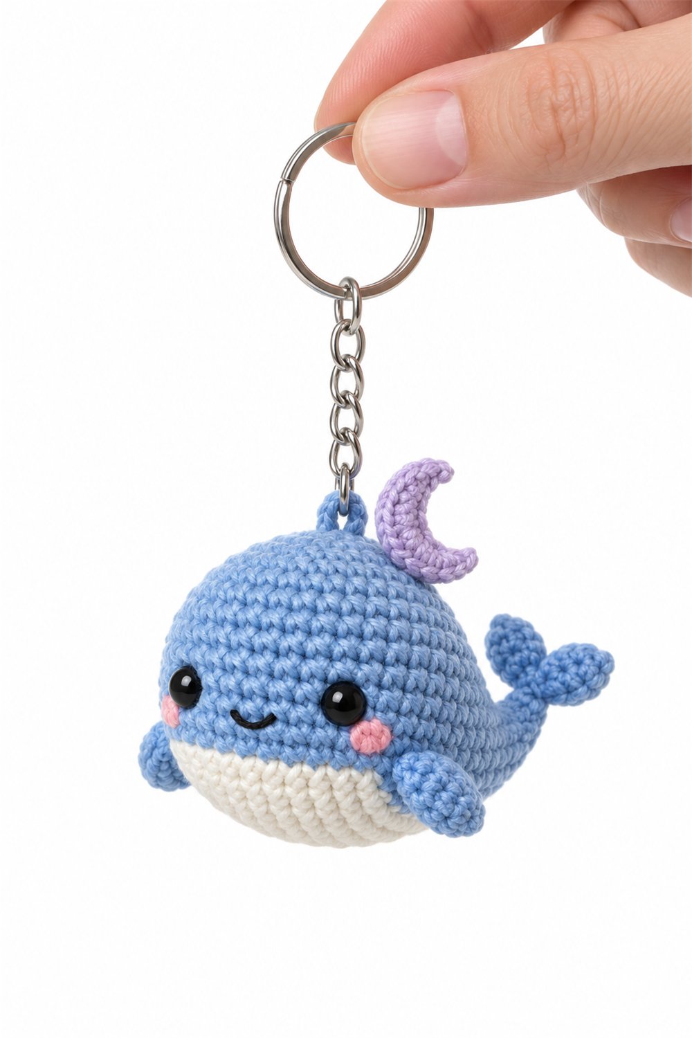 Amigurumi 573 Chaveiro Baleia Lua - Step by Step