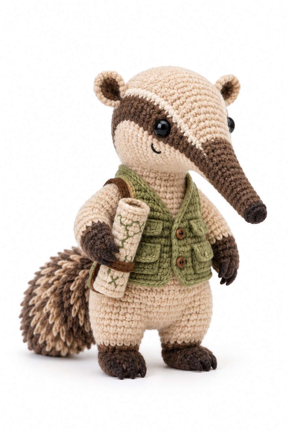 How to Crochet Amigurumi 59 Tamandua Aventureiro