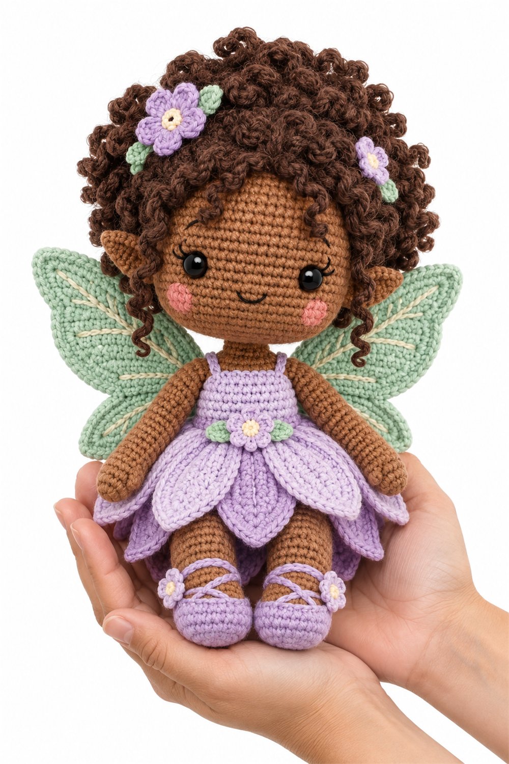 DIY Amigurumi 592 Na Mao Fada Lavanda - Crochet Tutorial