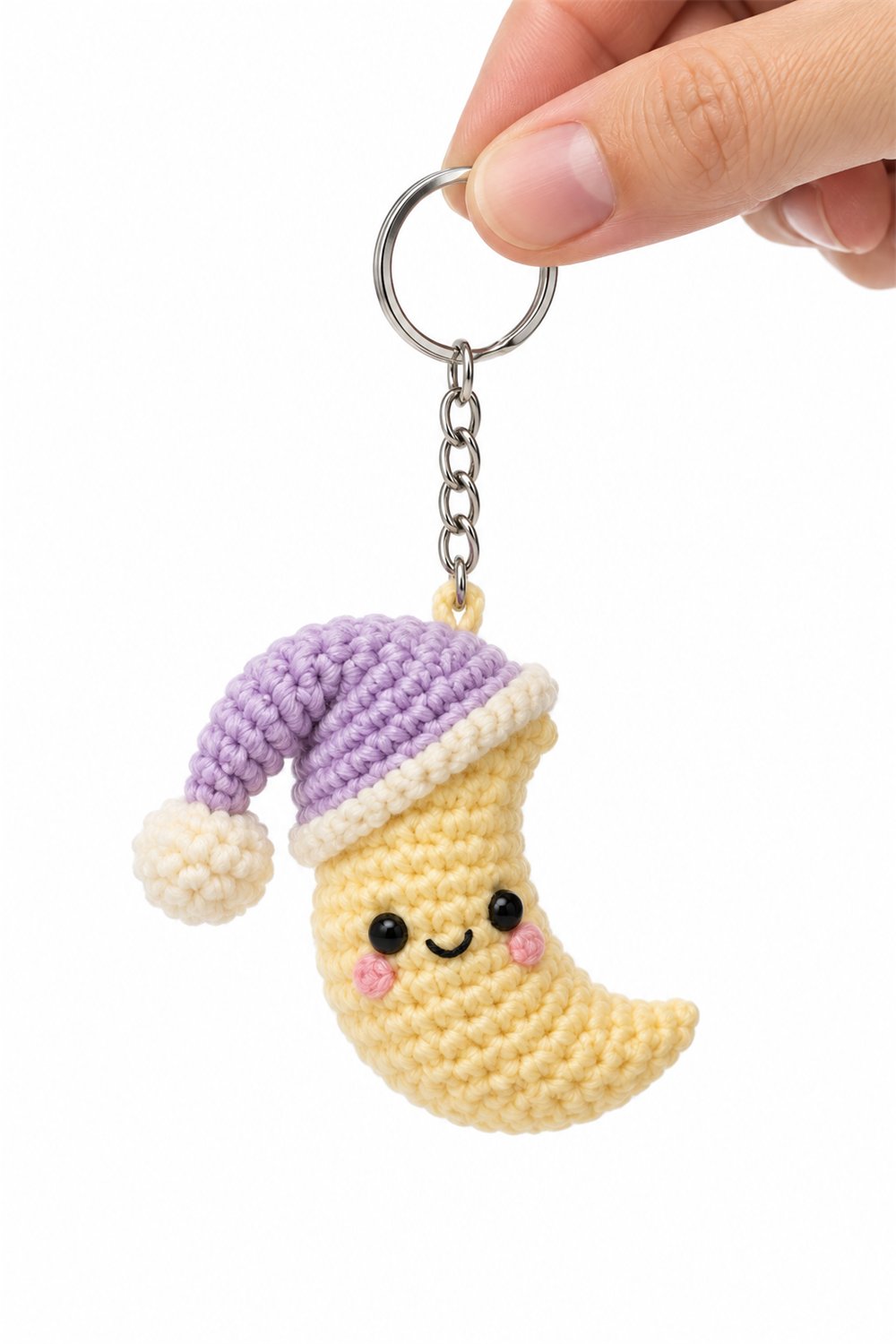 Amigurumi 597 Chaveiro Lua Pijama - PDF Pattern