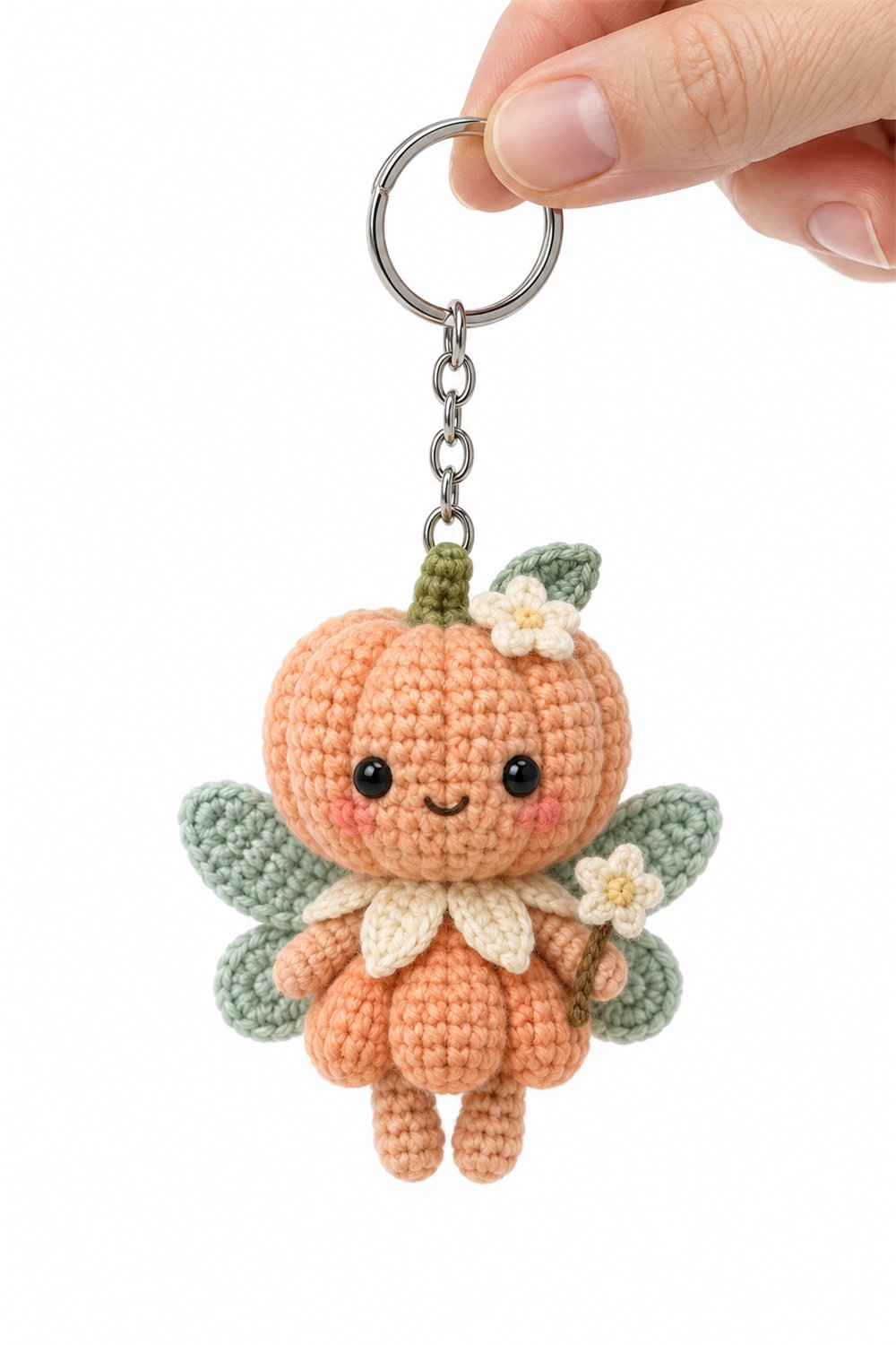 Crochet Amigurumi 603 Chaveiro Abobora Fadinha - Pattern