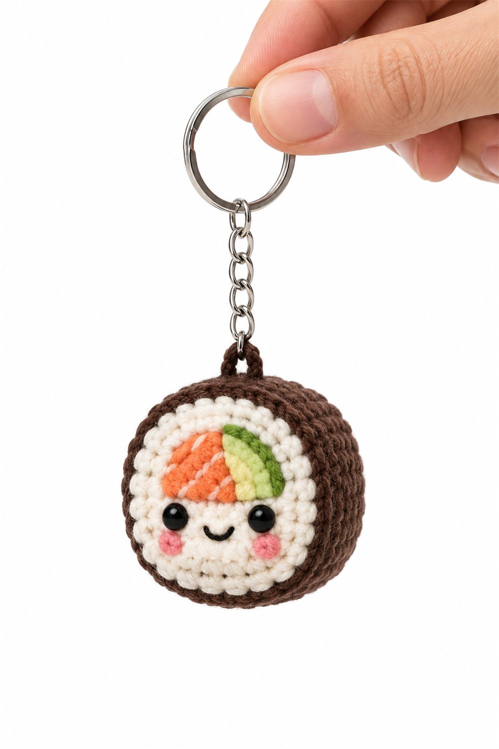 Amigurumi 617 Chaveiro Sushi Abacate - Amigurumi Pattern