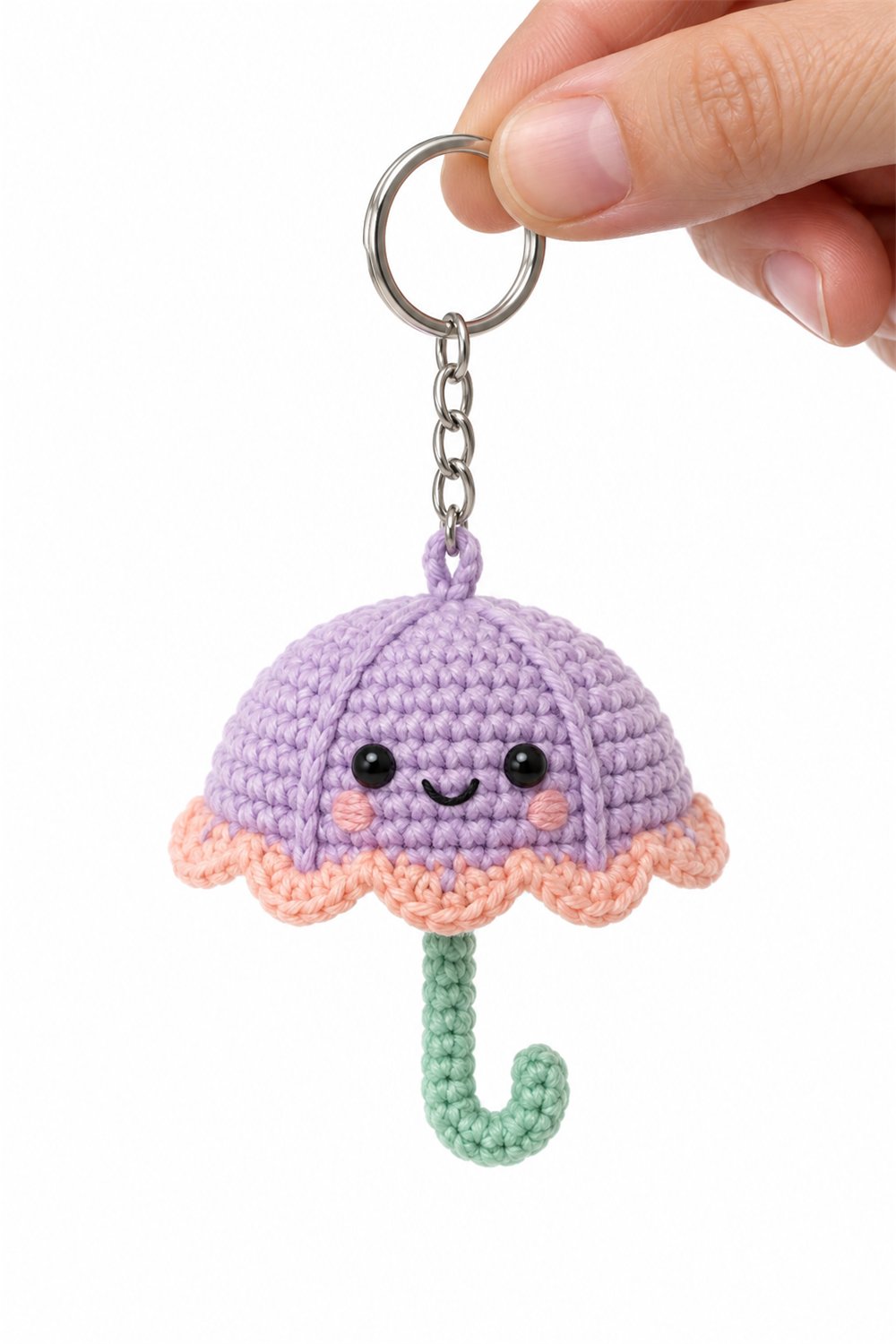 Amigurumi 631 Chaveiro Guarda Chuva - Easy Crochet