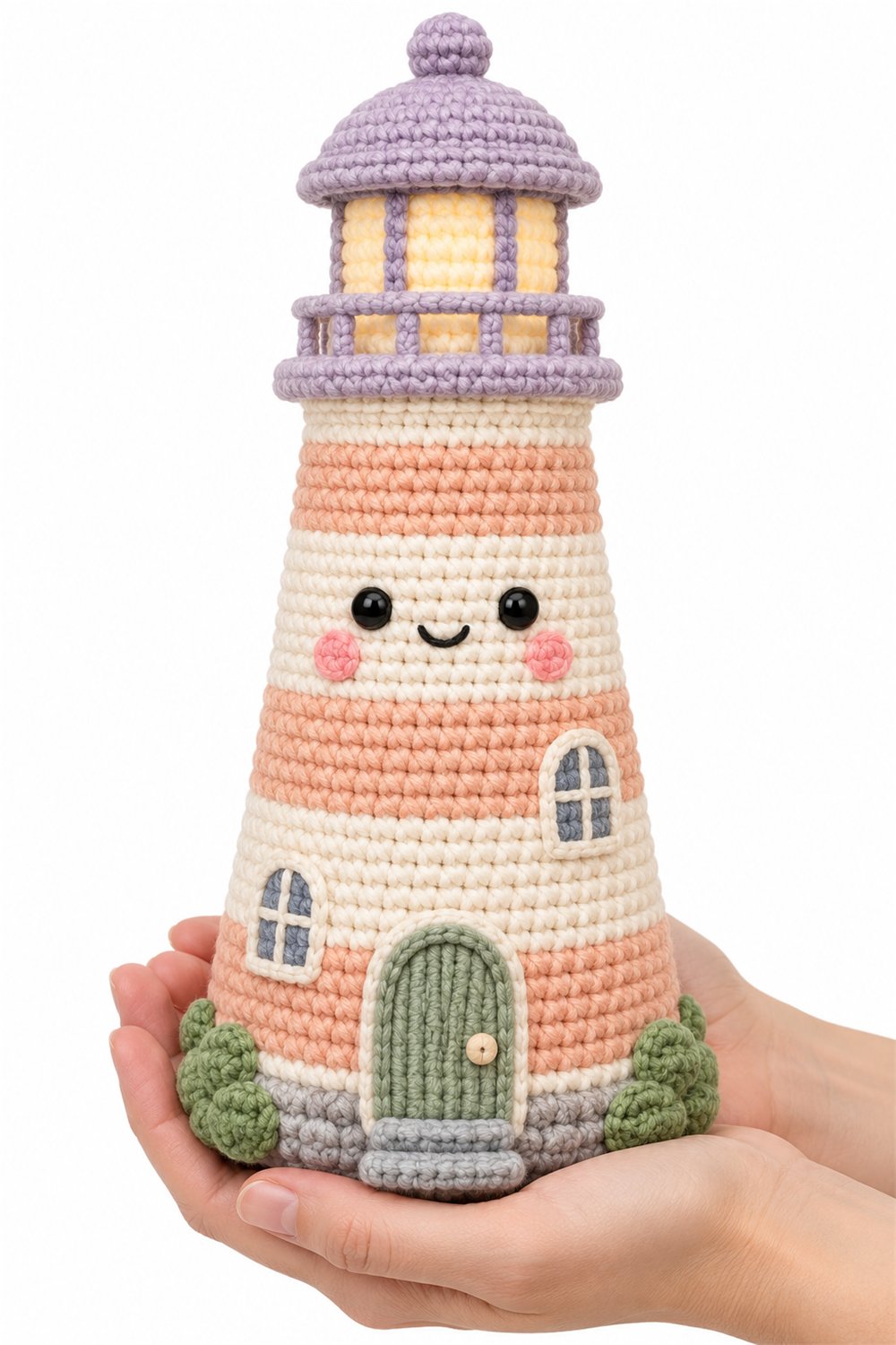 DIY Amigurumi 638 Na Mao Farol Pastel - Crochet Tutorial