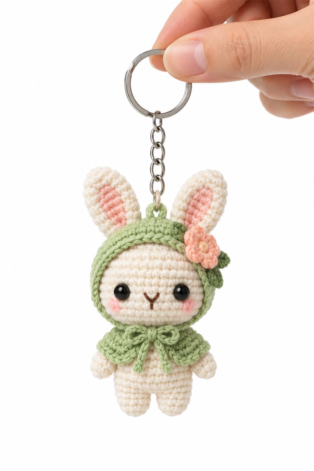Amigurumi 651 Chaveiro Coelho Pistache - PDF Pattern