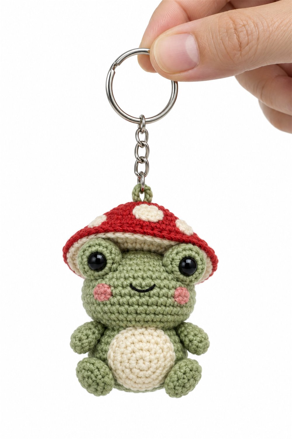 Amigurumi 655 Chaveiro Sapo Cogumelo - Step by Step