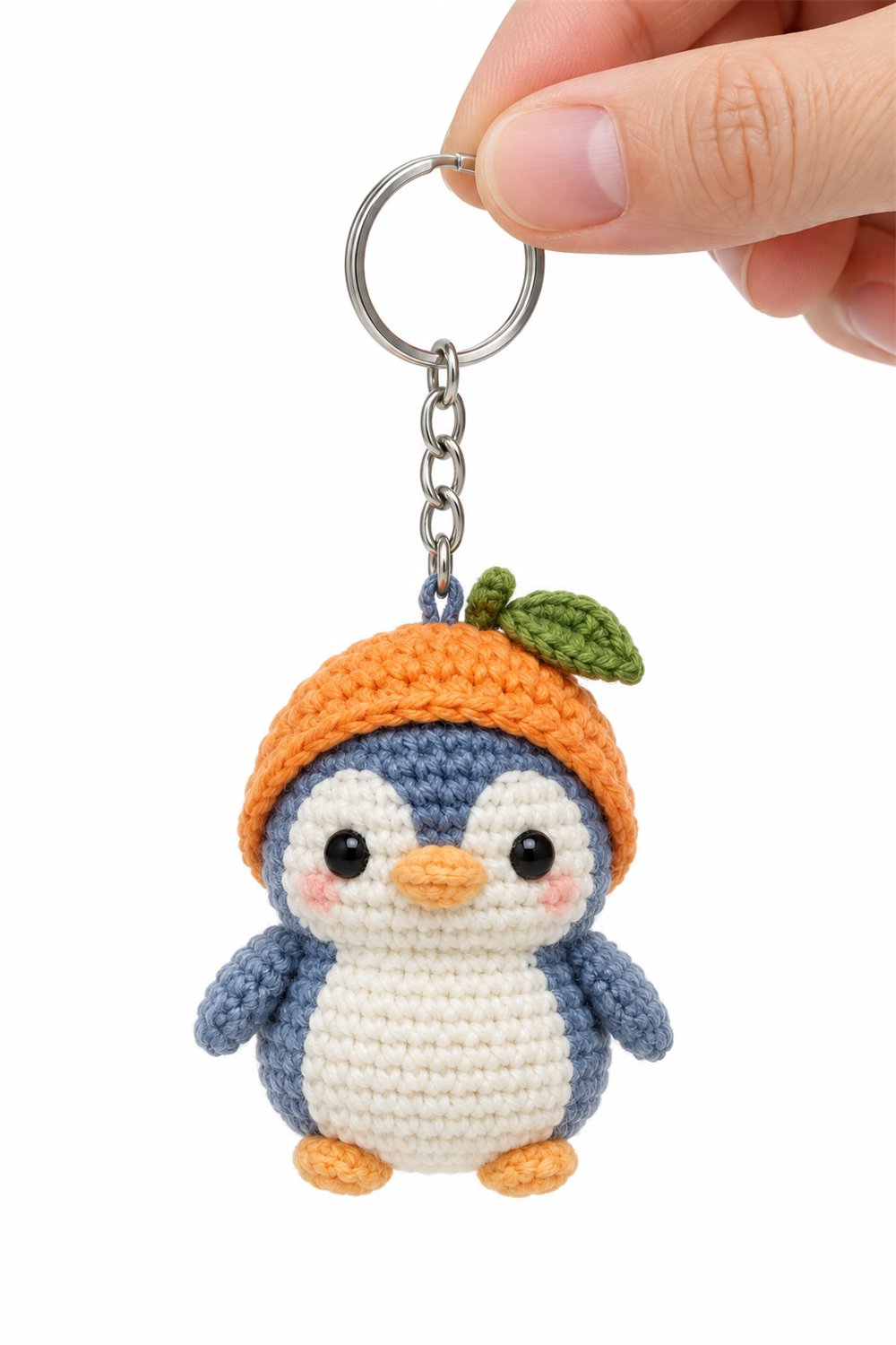 Amigurumi 657 Chaveiro Pinguim Tangerina - Handmade Pattern