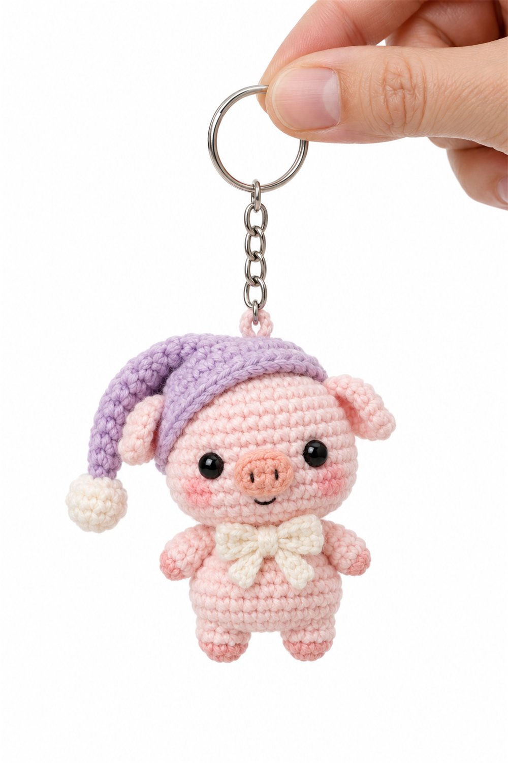 Amigurumi 671 Chaveiro Porquinho Pijama - Amigurumi Pattern
