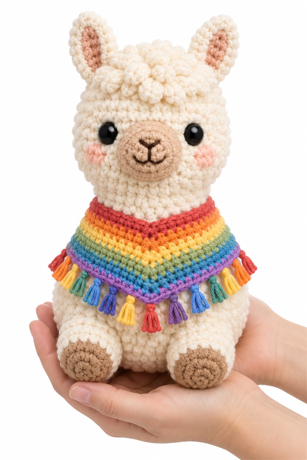 Amigurumi 682 Na Mao Alpaca Listras - Step by Step