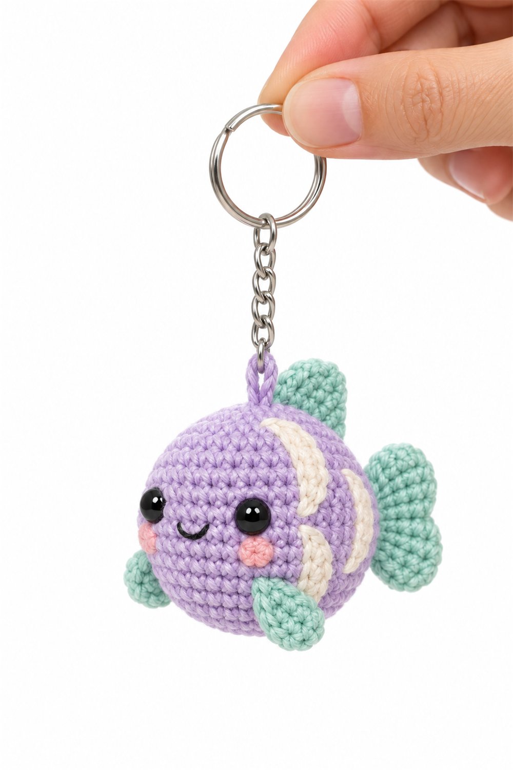 Crochet Amigurumi 685 Chaveiro Peixe Lua - Pattern