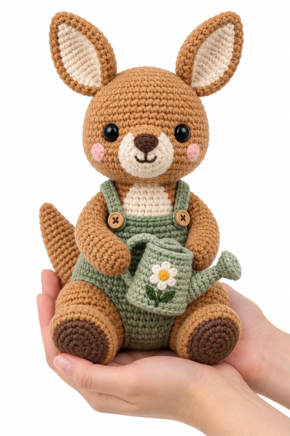 Amigurumi 686 Na Mao Canguru Jardineiro - Easy Crochet