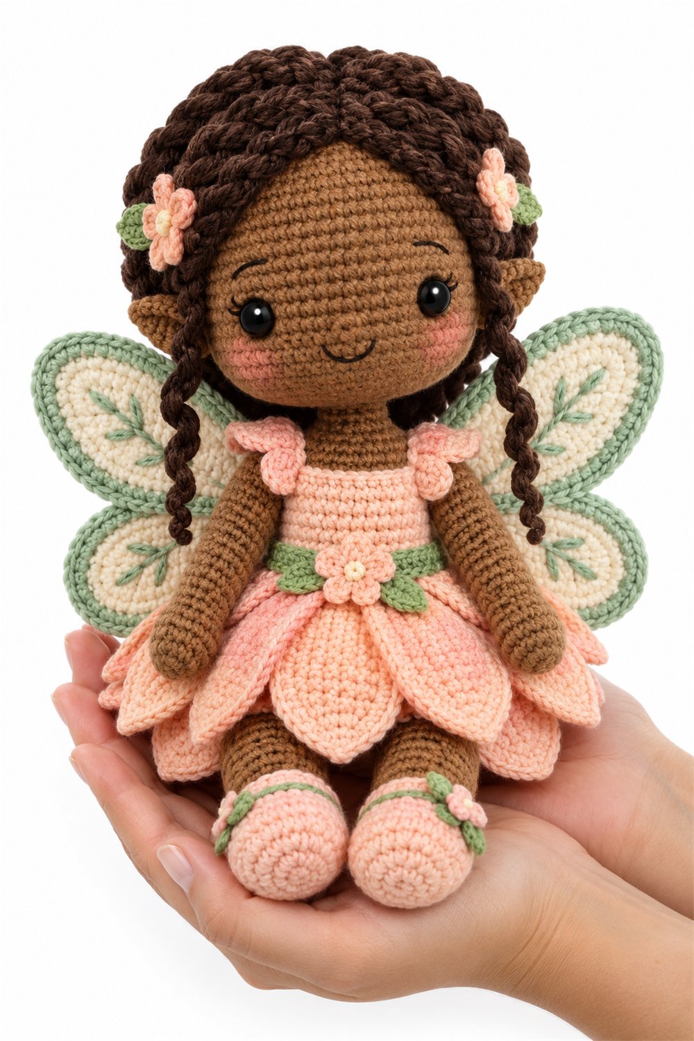 DIY Amigurumi 692 Na Mao Fada Pessego - Crochet Tutorial
