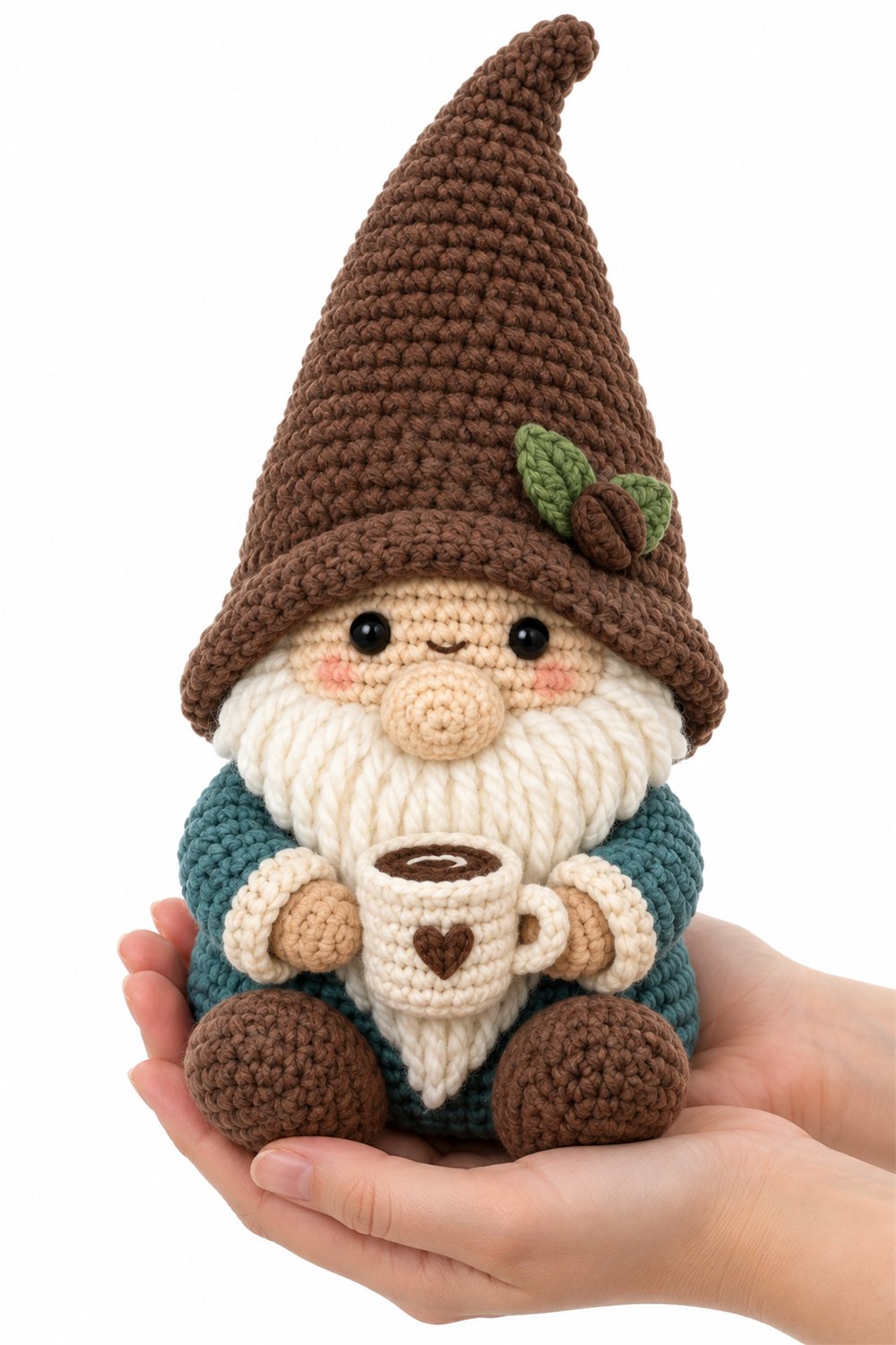 Crochet Amigurumi 694 Na Mao Gnomo Cafe - Pattern