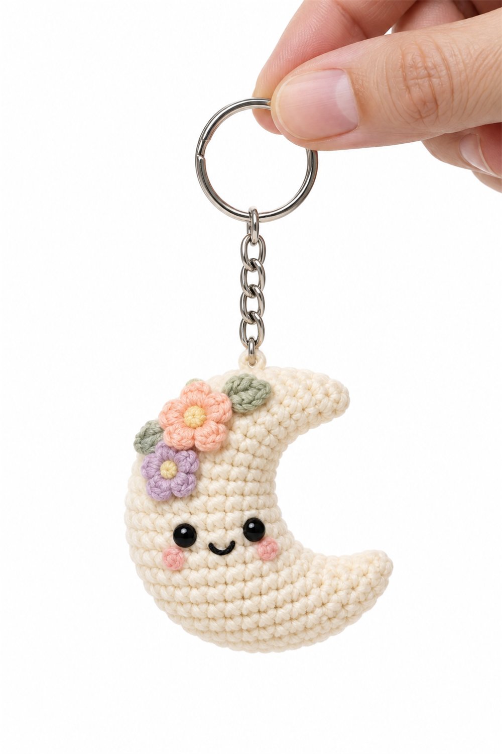 Amigurumi 697 Chaveiro Lua Florida - PDF Pattern