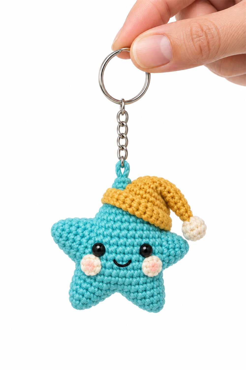 Amigurumi 699 Chaveiro Estrela Turquesa - Amigurumi Pattern