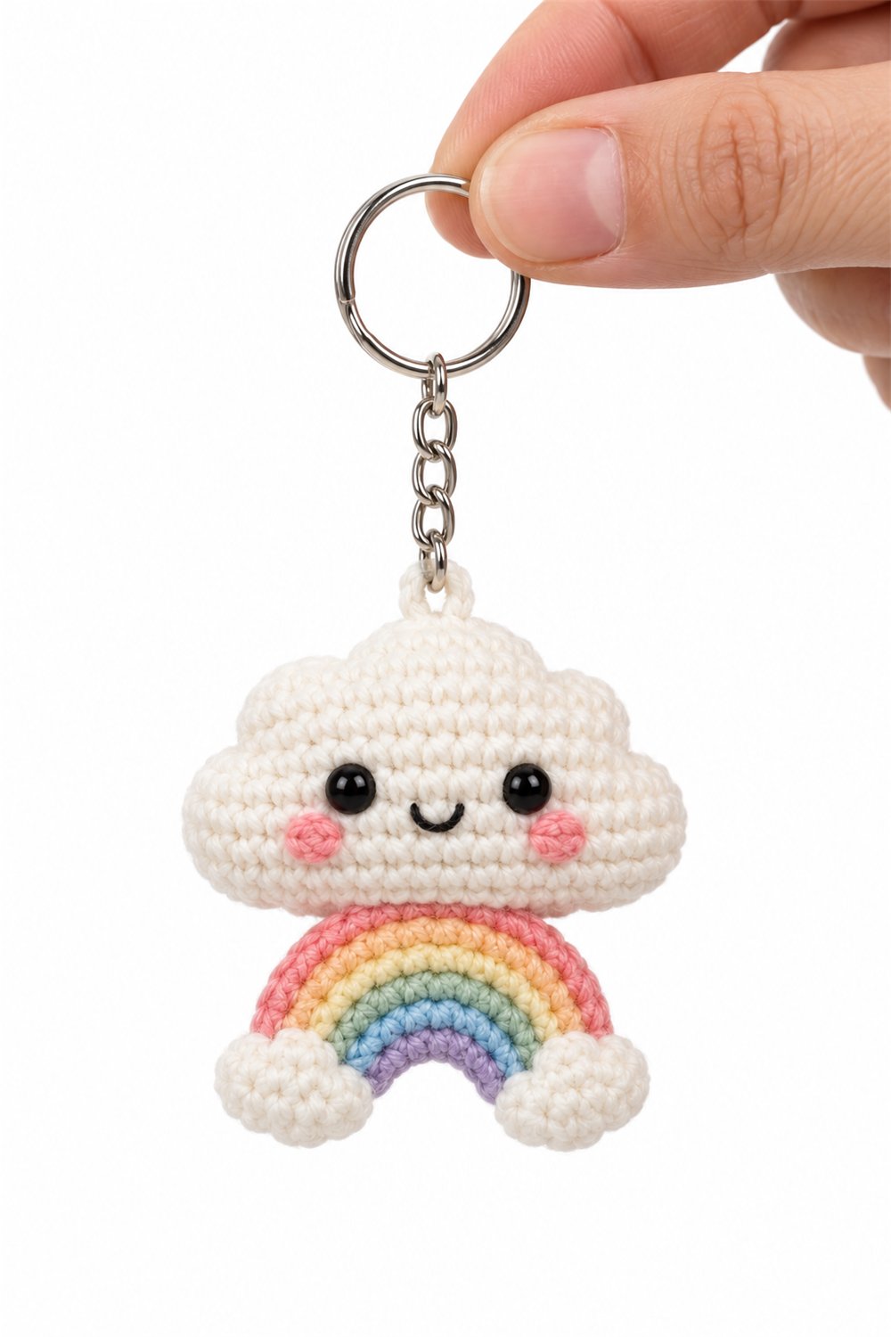 DIY Amigurumi 701 Chaveiro Nuvem Arcoiris - Crochet Tutorial