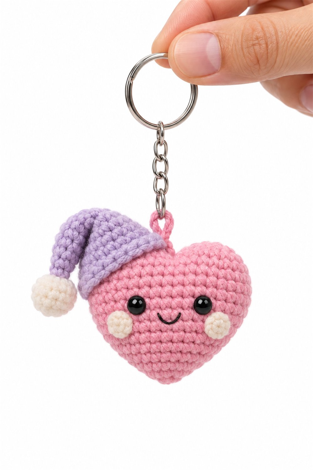 Amigurumi 705 Chaveiro Coracao Pijama Crochet Guide