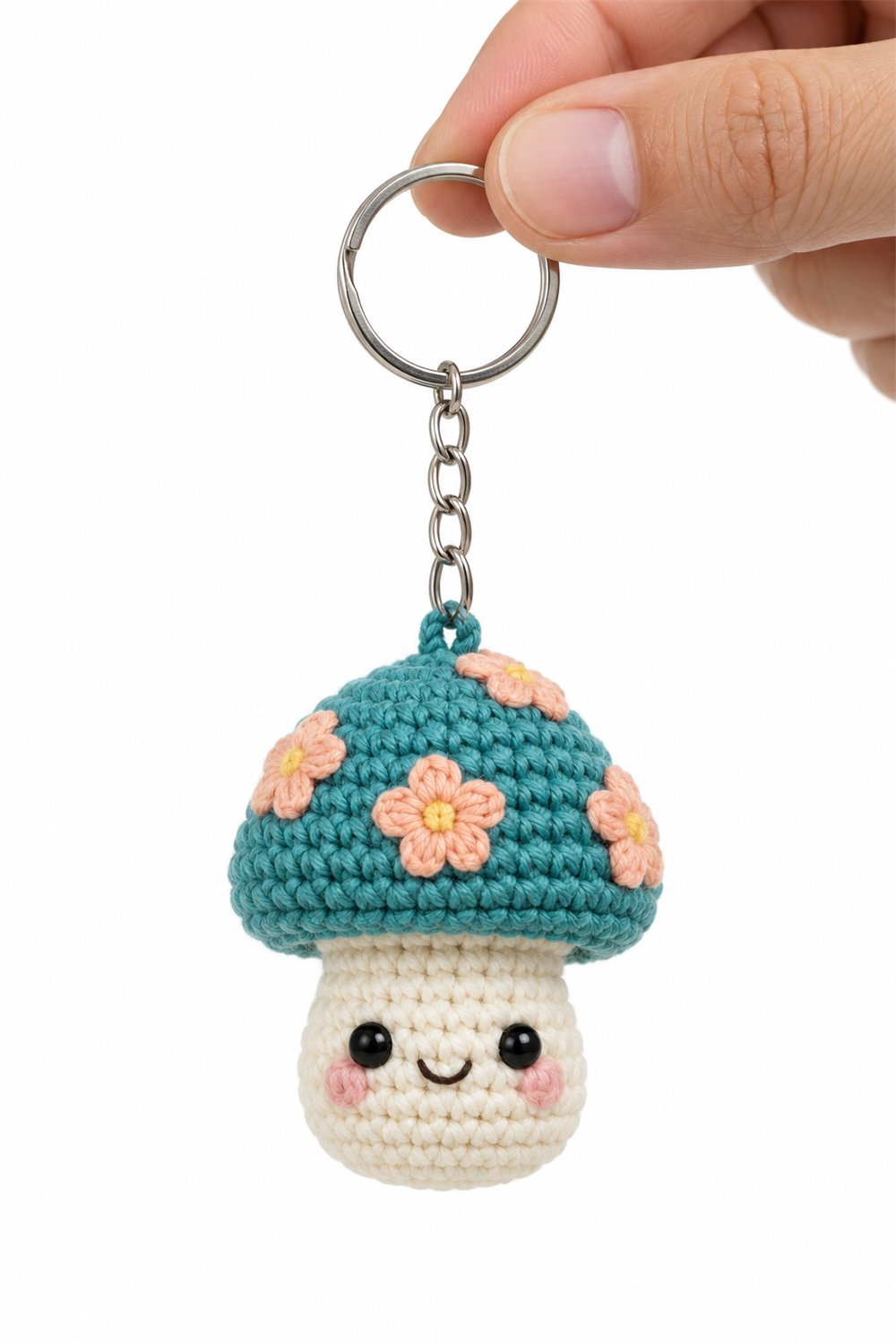 Amigurumi 707 Chaveiro Cogumelo Jardim - Crochet Pattern