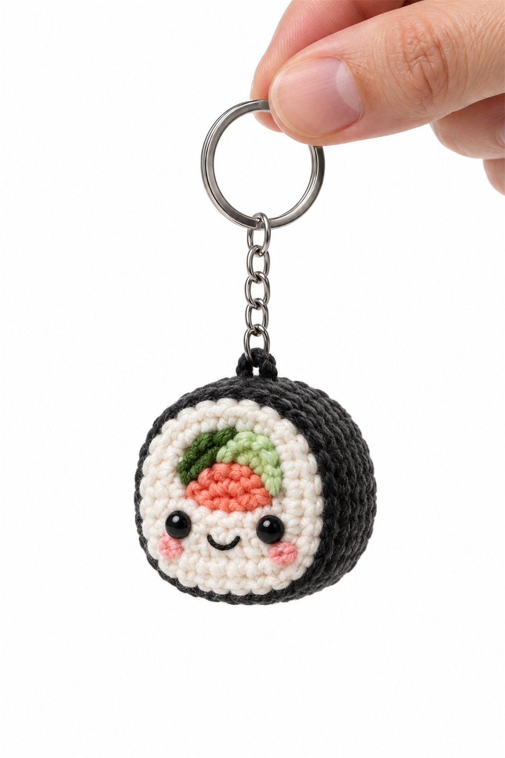Amigurumi 717 Chaveiro Sushi Cenoura - Amigurumi Pattern