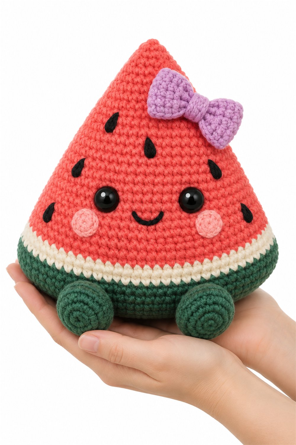 How to Crochet Amigurumi 718 Na Mao Melancia Laco