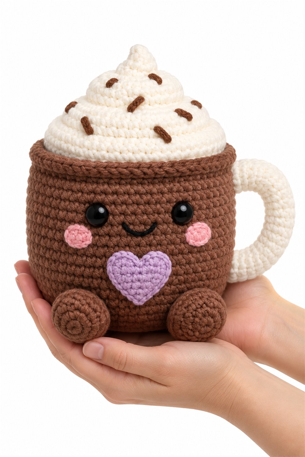 Amigurumi 720 Na Mao Caneca Cacau - Handmade Pattern