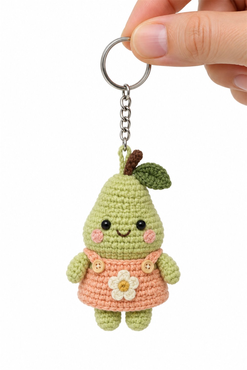 Crochet Amigurumi 721 Chaveiro Pera Vestidinho - Pattern