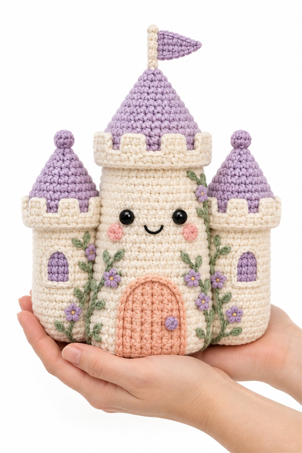 DIY Amigurumi 738 Na Mao Castelo Lavanda - Crochet Tutorial