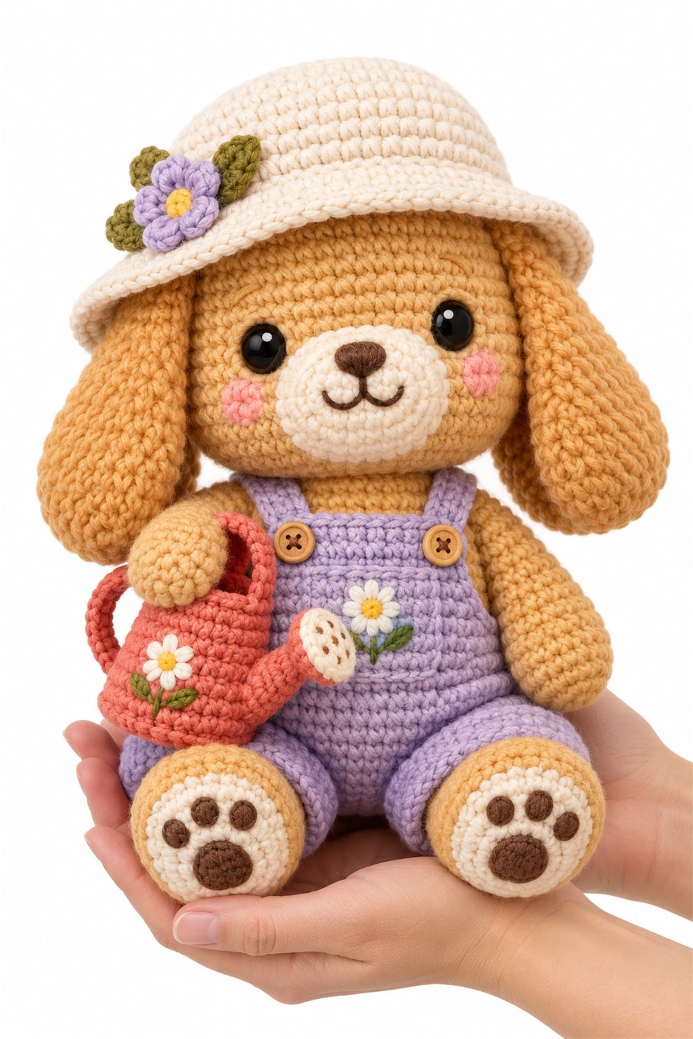 Amigurumi 760 Na Mao Cachorro Jardim - PDF Pattern