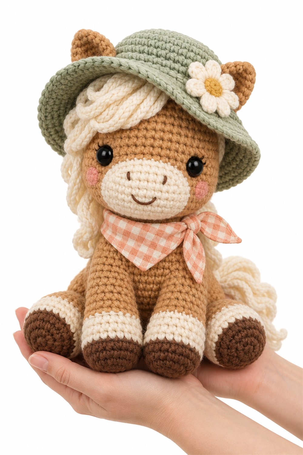 Amigurumi 766 Na Mao Cavalo Piquenique - Handmade Pattern
