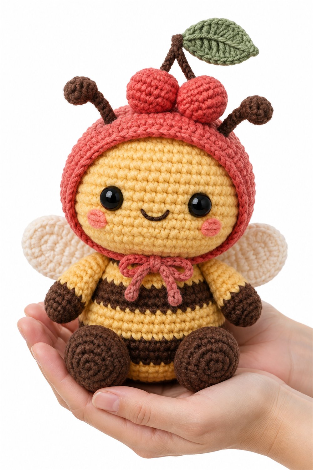 DIY Amigurumi 774 Na Mao Abelha Cereja - Crochet Tutorial